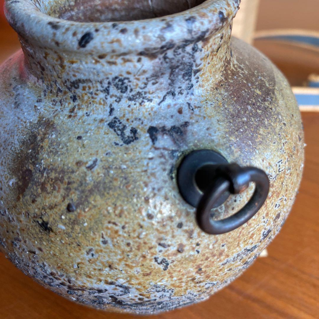 堀江祥山　備前焼　掛花　備前掛花