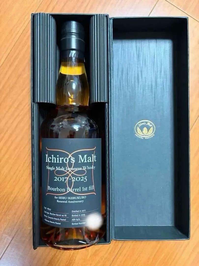 限定198本イチローズモルト秩父シングルカスクウイスキー