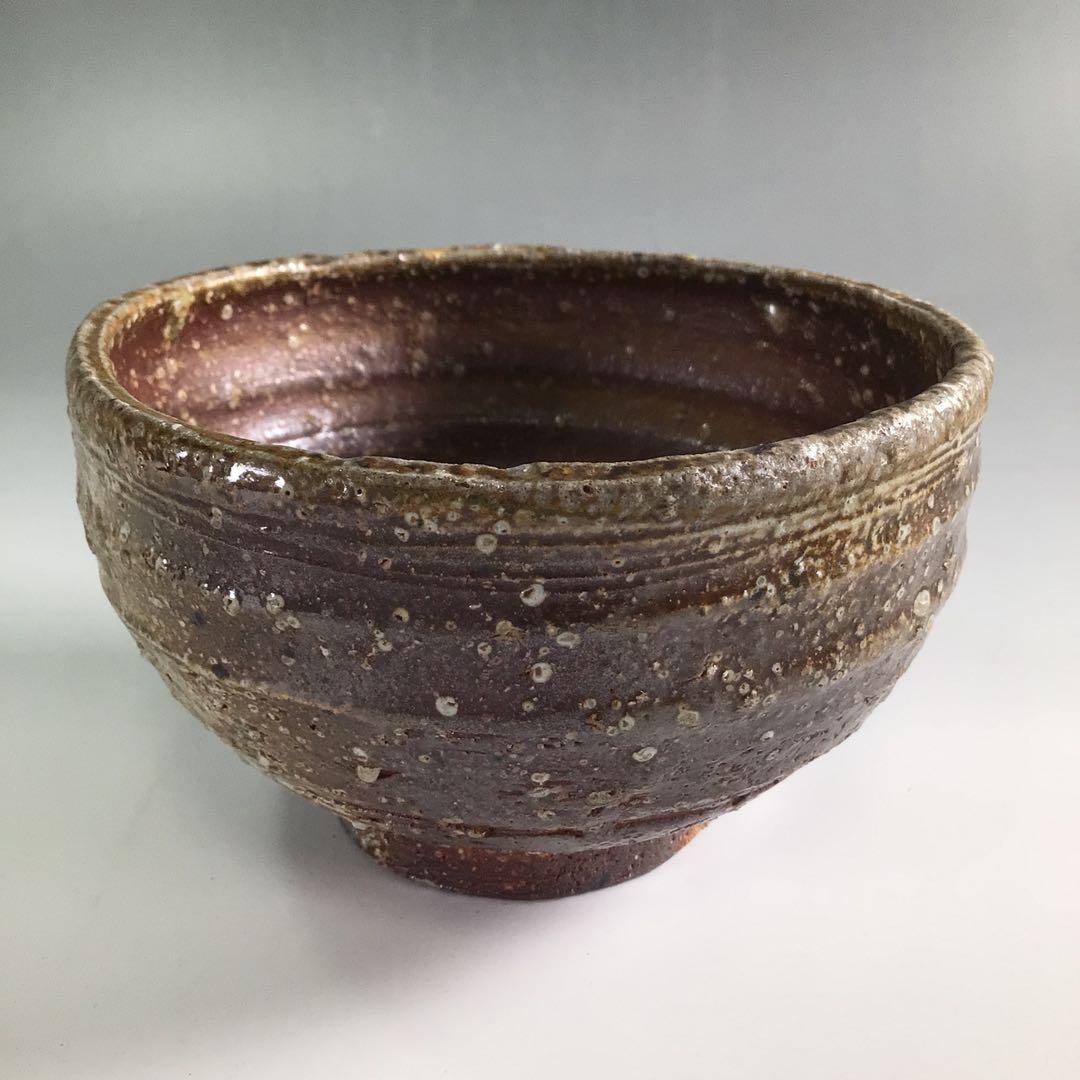 Ｒ１９９　茶碗　『信楽焼』『高橋楽斎造』『表千家　堀内宗完　箱書』　共箱　茶道具