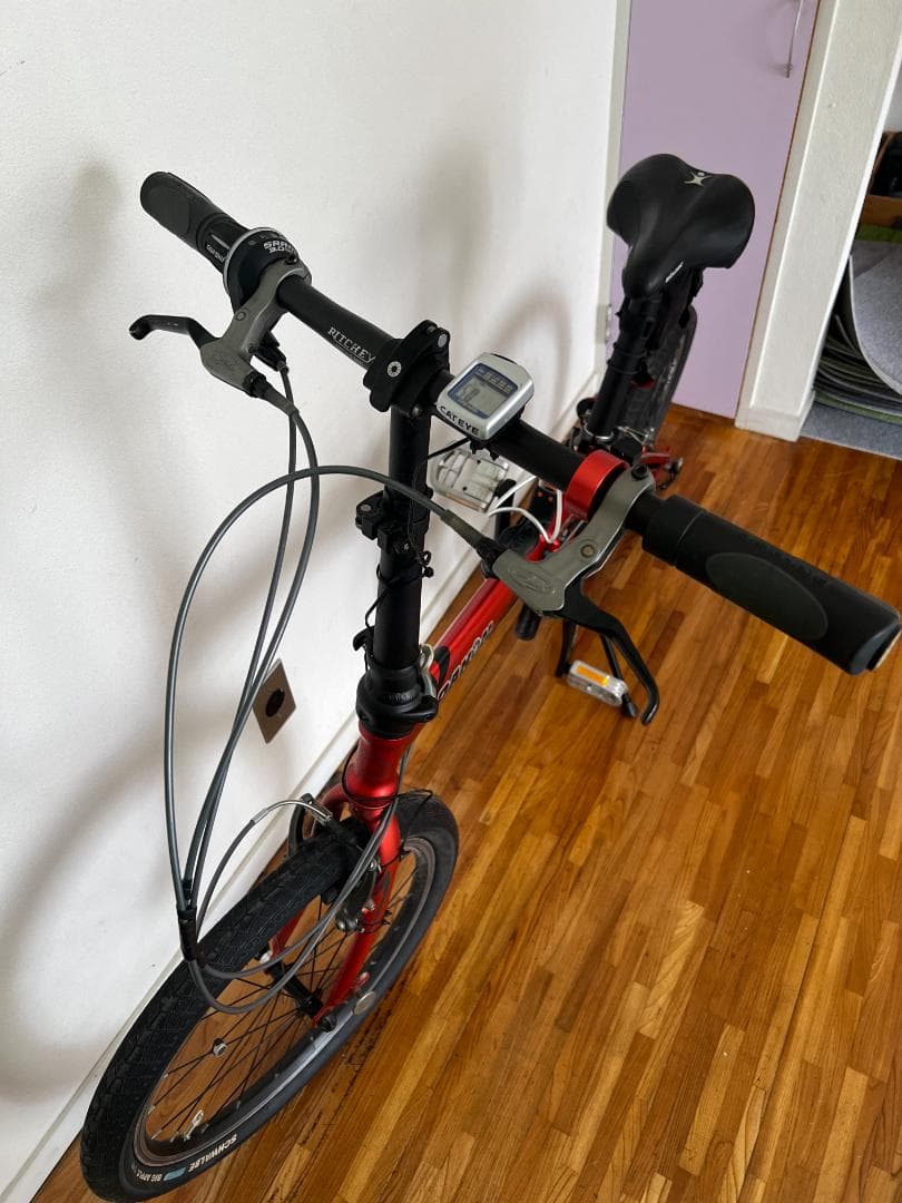 DAHON SPEED P8 折りたたみ自転車 レッド