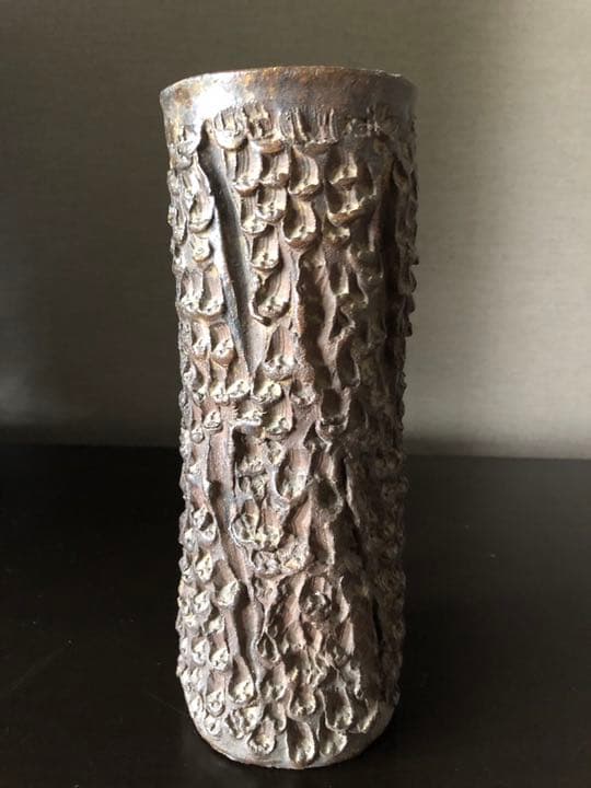 能野焼花器／薩摩・種子島・焼締・琉球