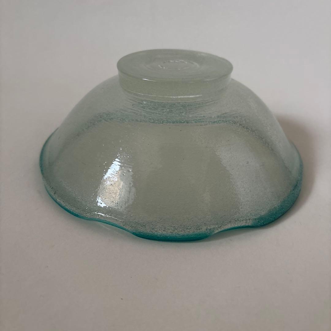 小谷眞三　倉敷ガラス　高台鉢　民藝