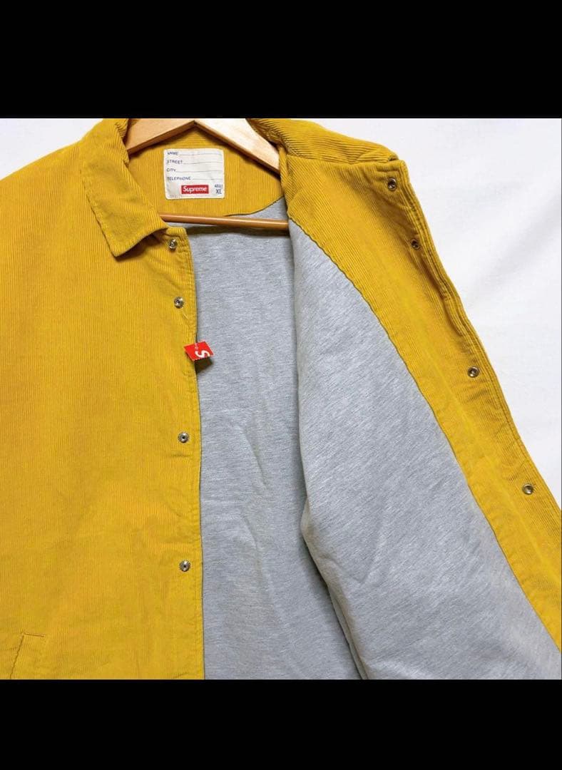 ジャケット・アウター Supreme Corduroy Coaches Jacket 11AW XL