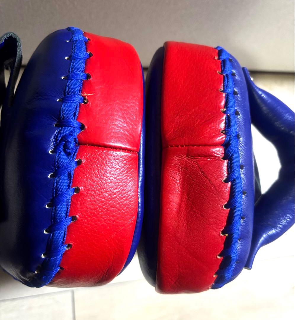 TWINS キックミット 青/赤 M