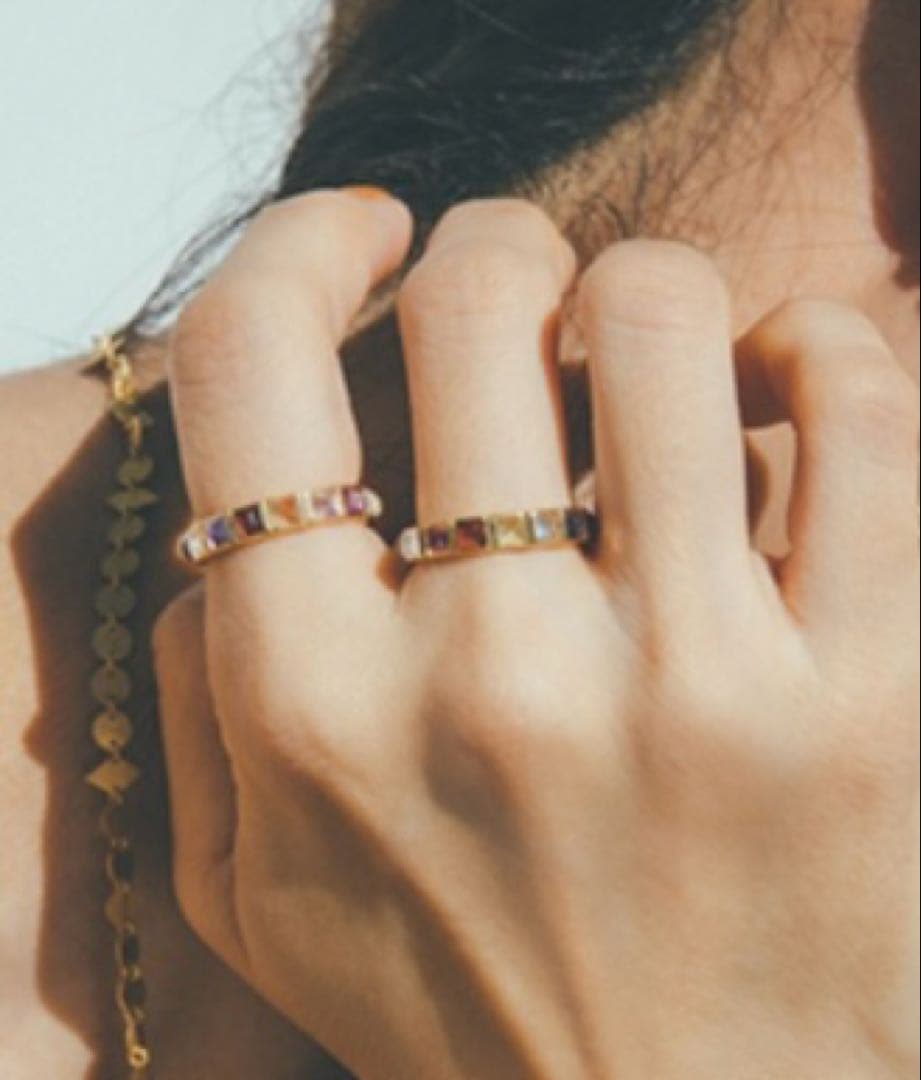 STELLAR HOLYWOOD 神崎恵 マルチカラーフルエタニティリング13号