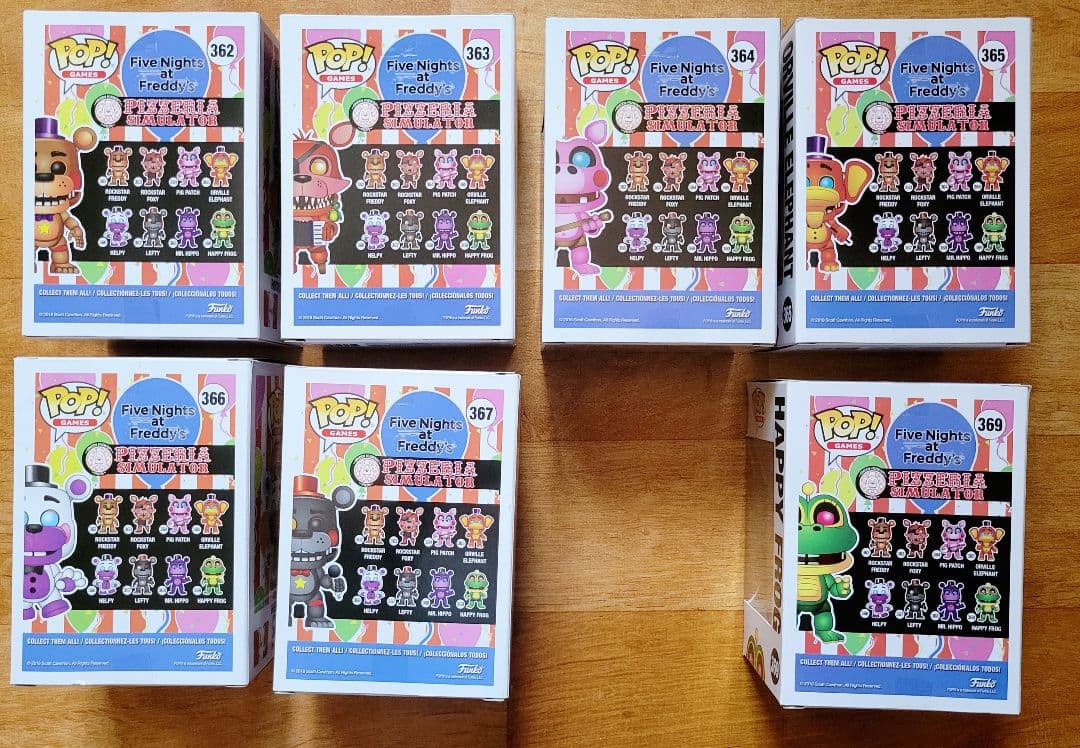 FUNKO POP　Five Nights at Freddy's　7体セット