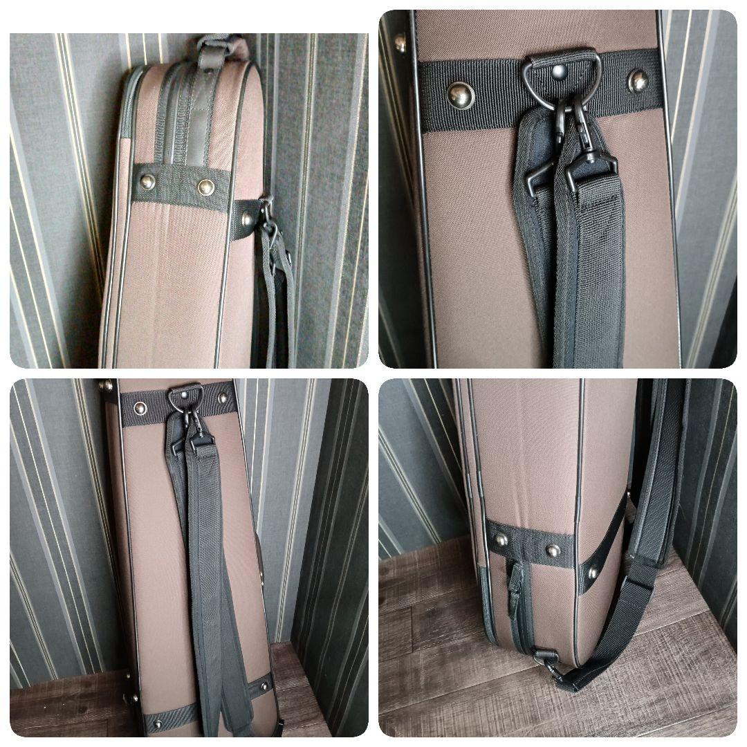 【美品】鍵付き Super Light 軽量 撥水 バイオリン セミハードケース