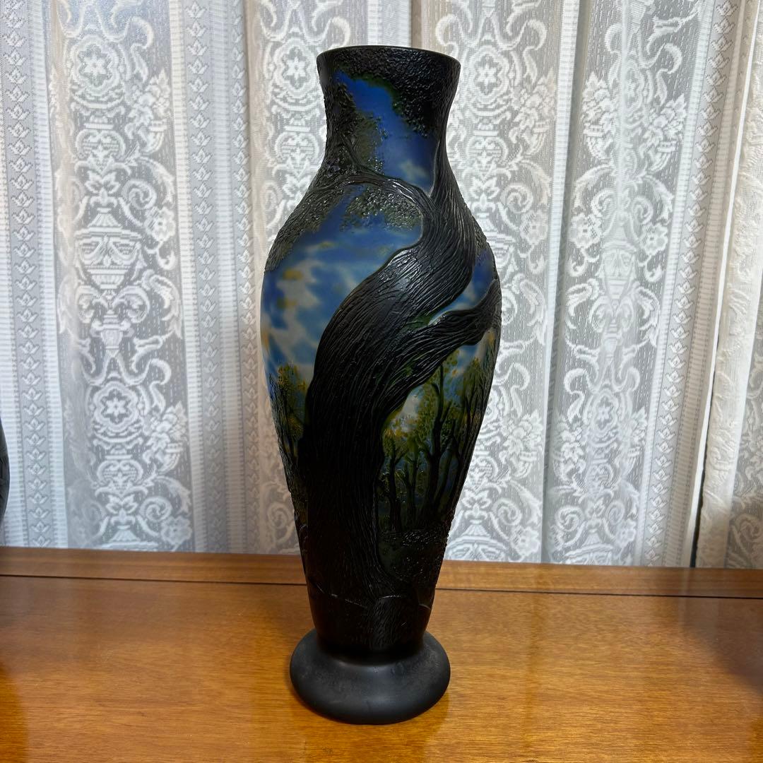 エミール・ガレ　花瓶　Emile Galle