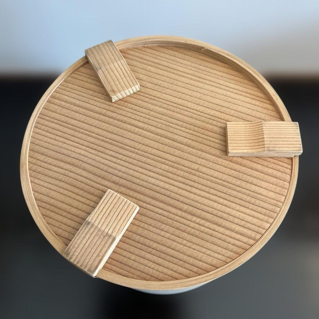 定価22000円　茶道具　木地曲水指　木製　紙箱付　送料無料