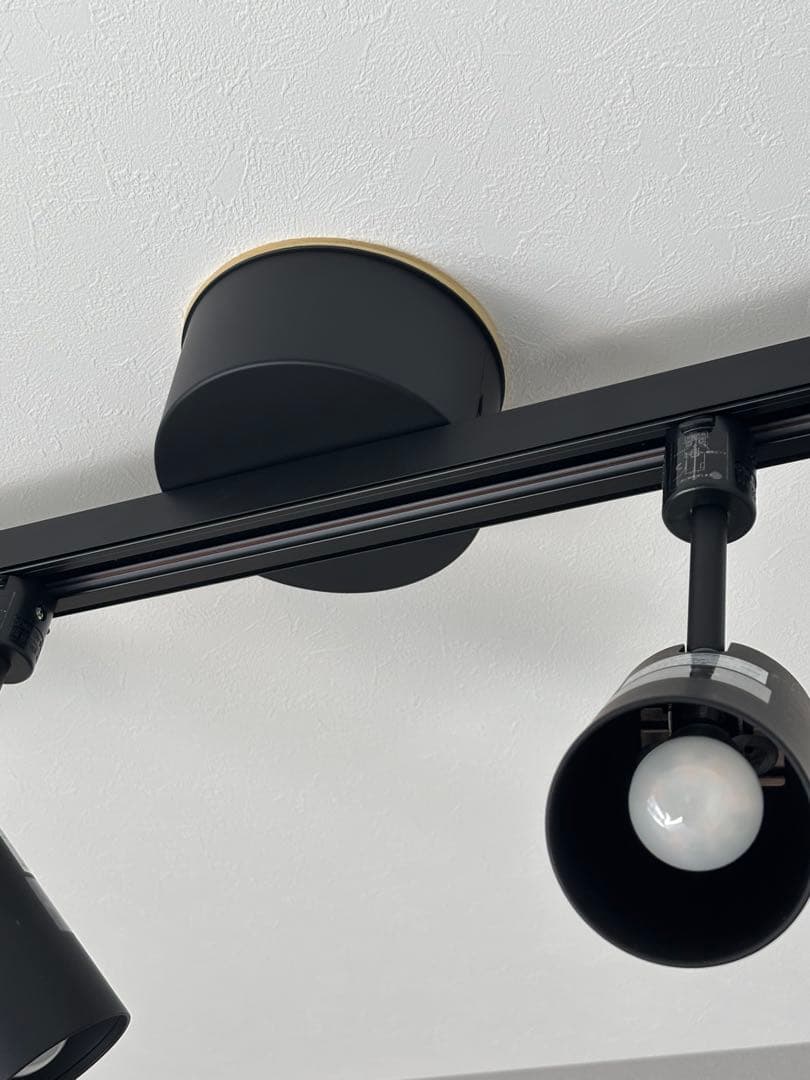 美品　無印良品システムライト本体スポットライト小４個　ダクトレール　23年24年