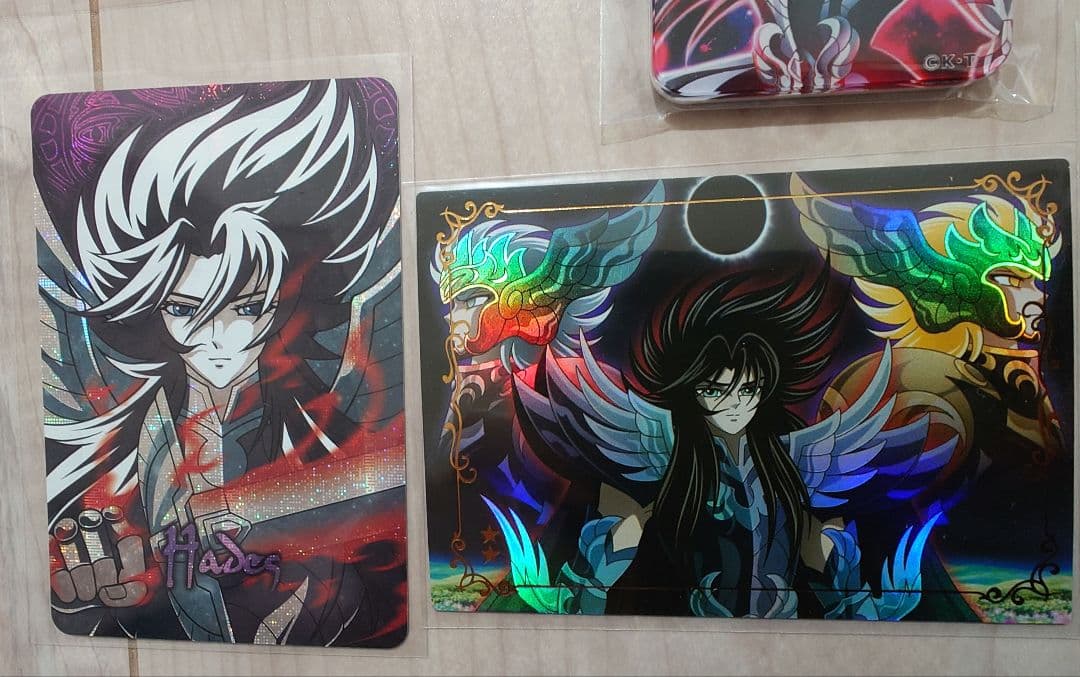 冥王ハーデス 聖闘士星矢 アクリルマグネット 缶バッジ クルセイド等9点セット