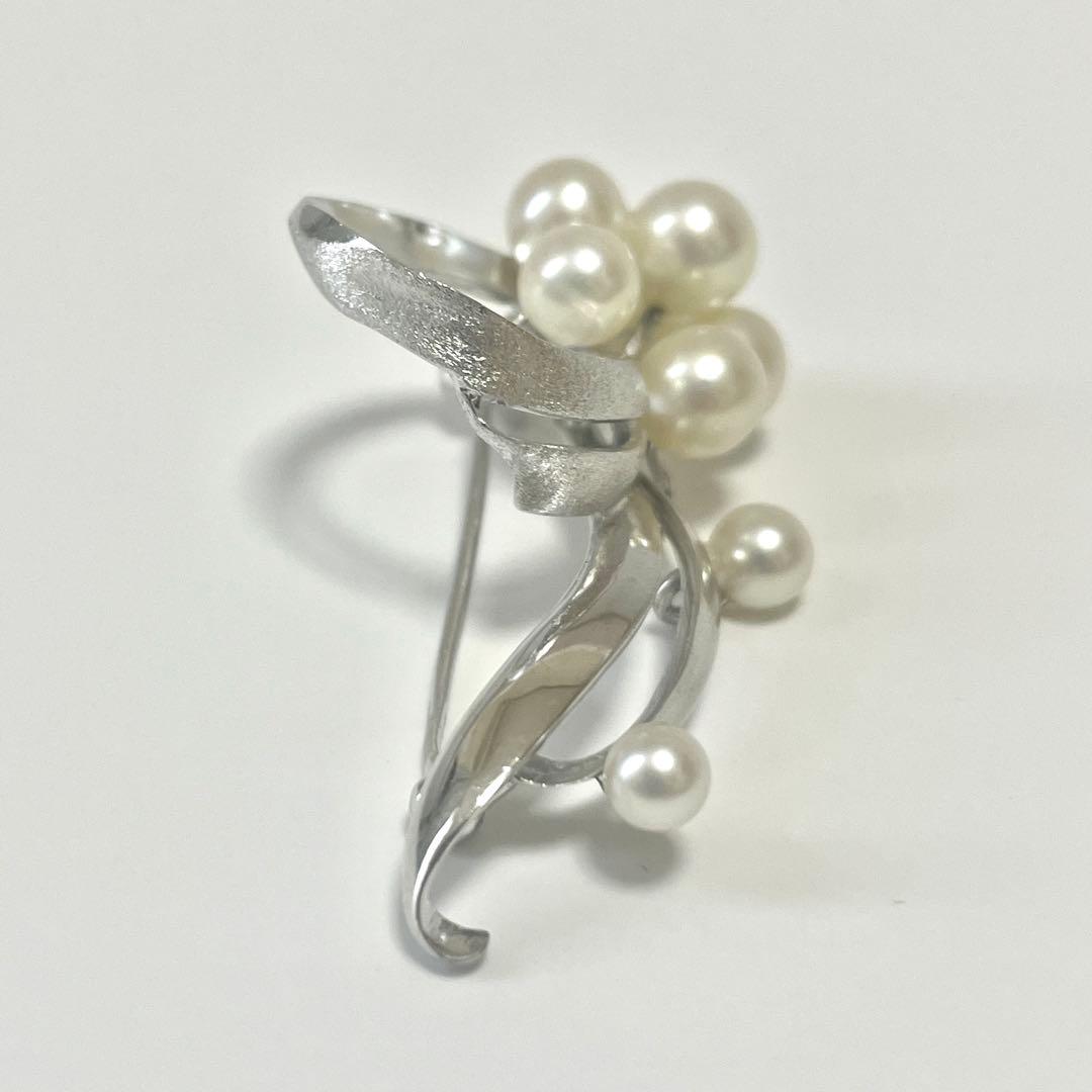 美品✨TASAKI タサキ アコヤ真珠 パール ブローチ コサージュ