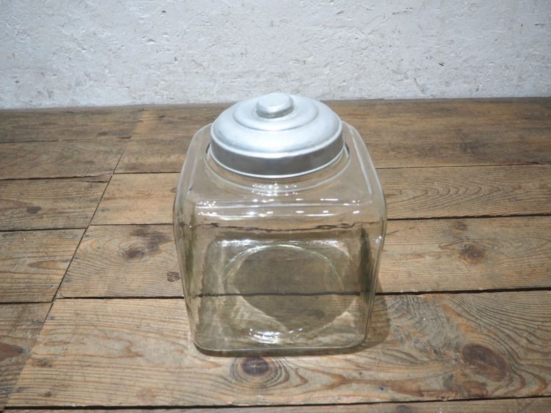 1204 レトロなガラス瓶　駄菓子屋　ガラスケース　ヴィンテージ　アンティーク