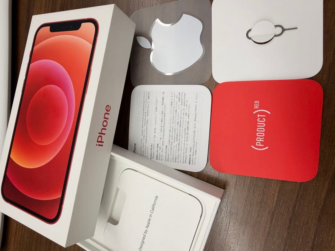 iPhone 12 simフリー 128G レッド 本体 76%