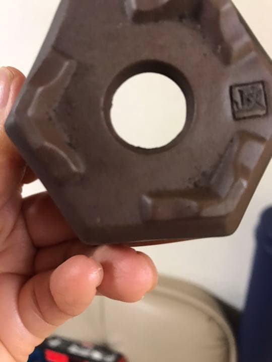 盆栽鉢　⑦2個時代常滑名工泥珠釉がけ朱泥上下鋲打/文山六角鉢ミニ盆栽山野草植木鉢