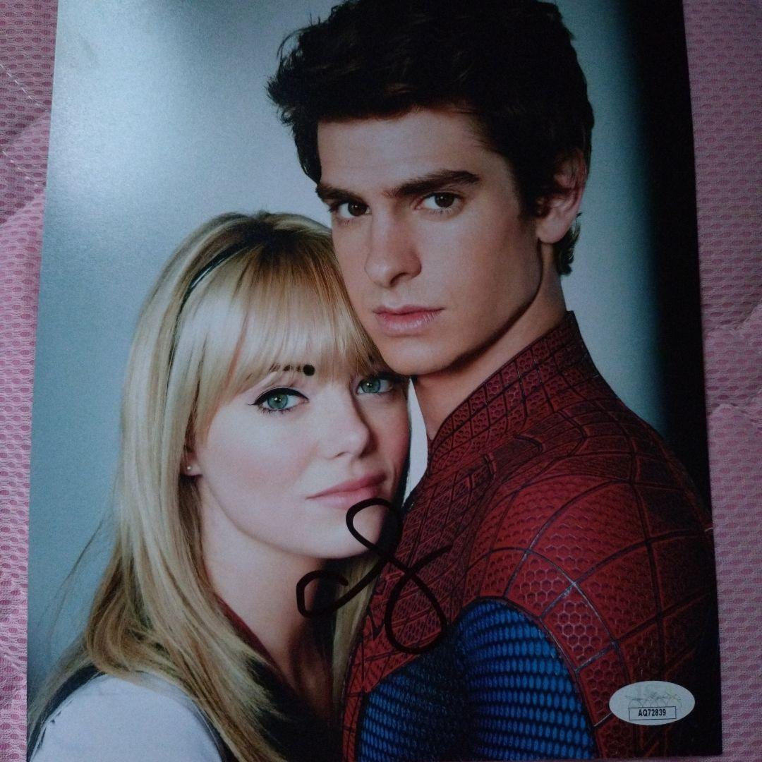 エマ・ストーン　サイン　オートグラフ　8×10インチ 　スパイダーマン