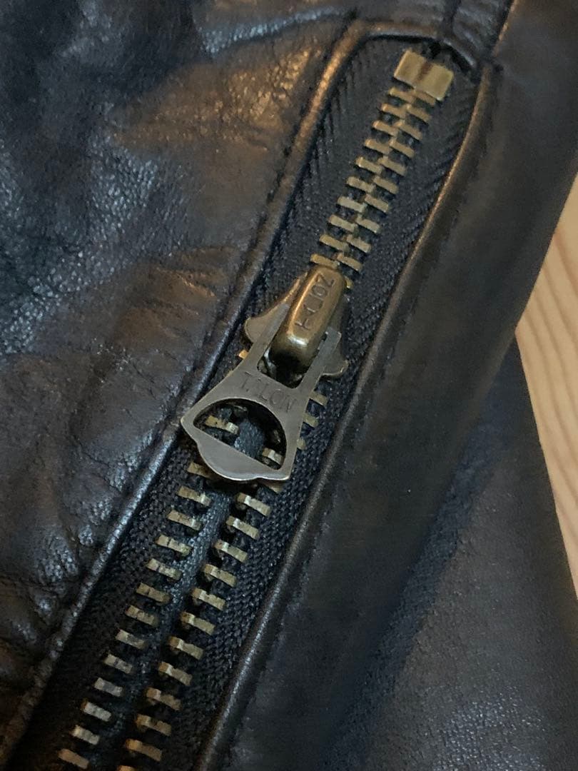 シングルライダース　馬革　ビンテージ M