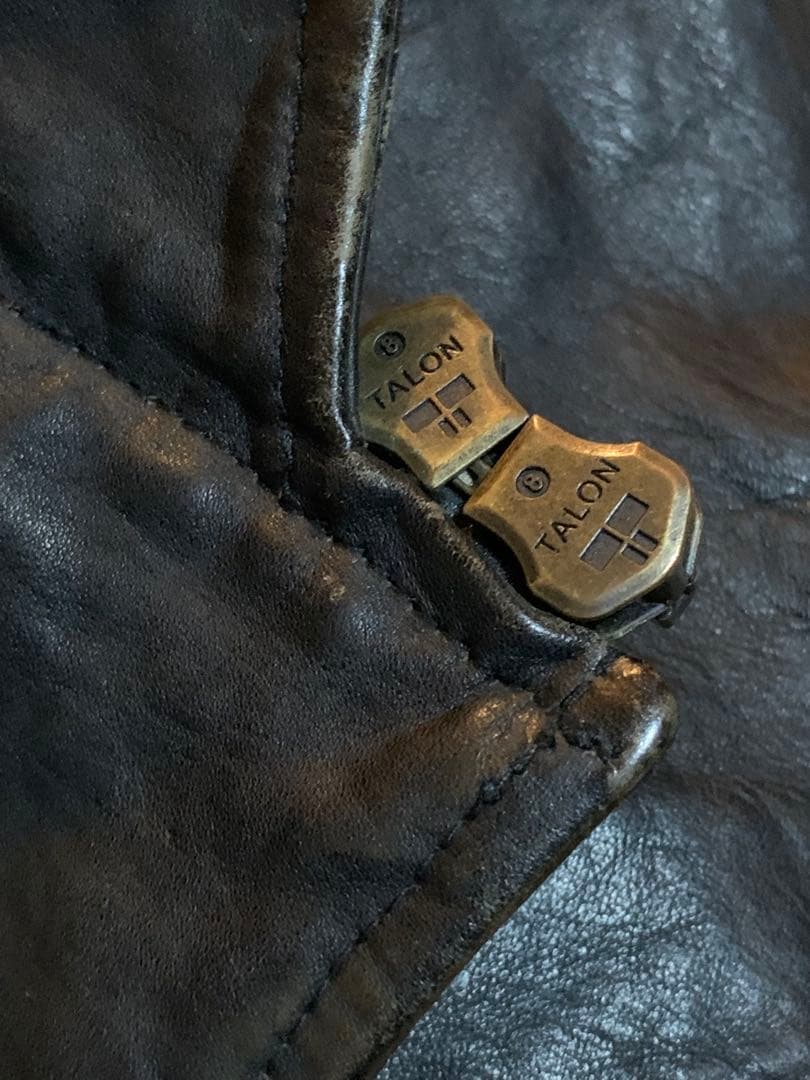 シングルライダース　馬革　ビンテージ M