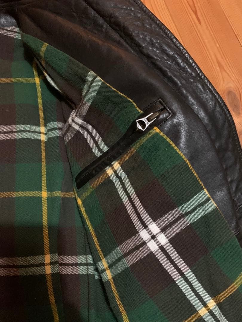 シングルライダース　馬革　ビンテージ M