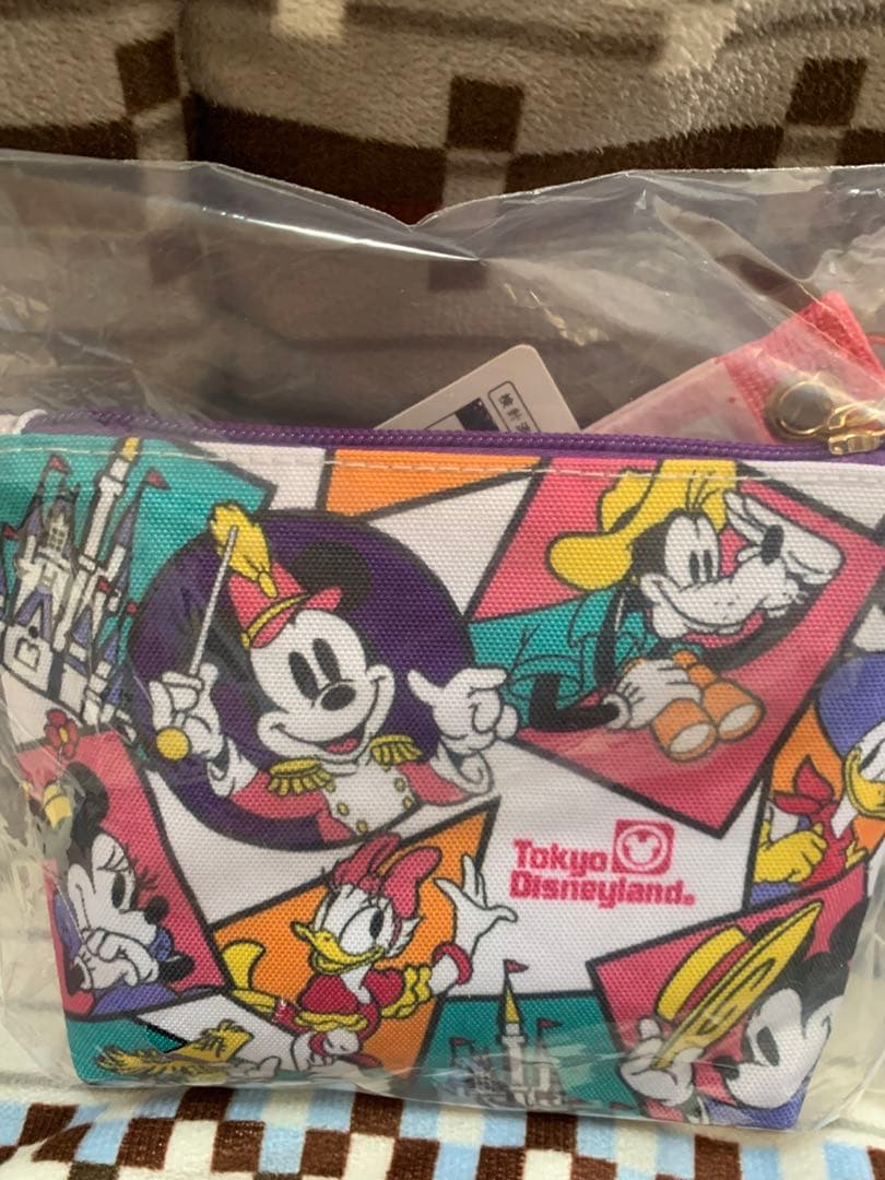 ディズニー　メイクユアフェイバリット　ポーチ　トートバッグ　ウォッシュタオル