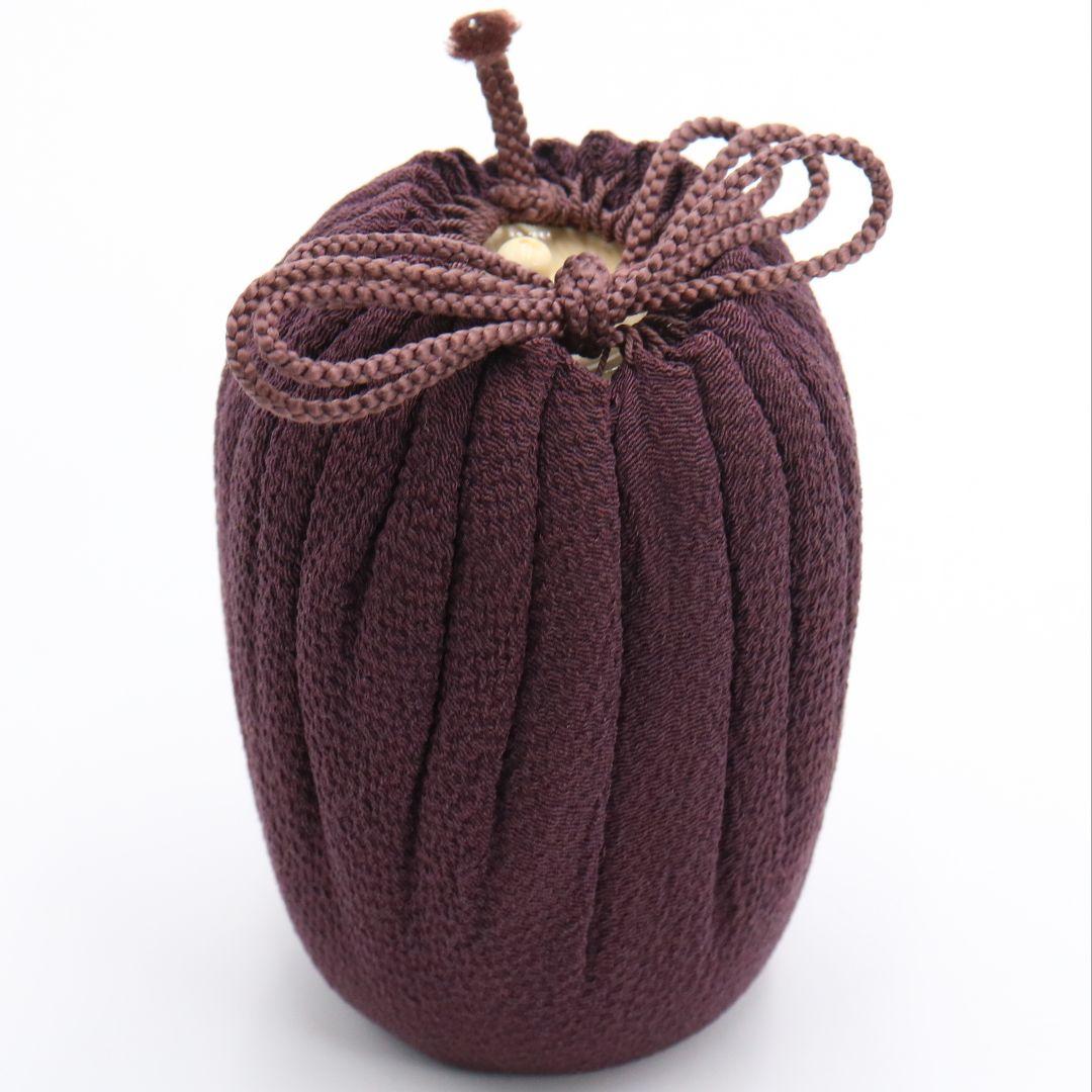 古瀬戸 肩衝茶入 堀内宗完(兼中斎)書付 茶道具　M317　NT2