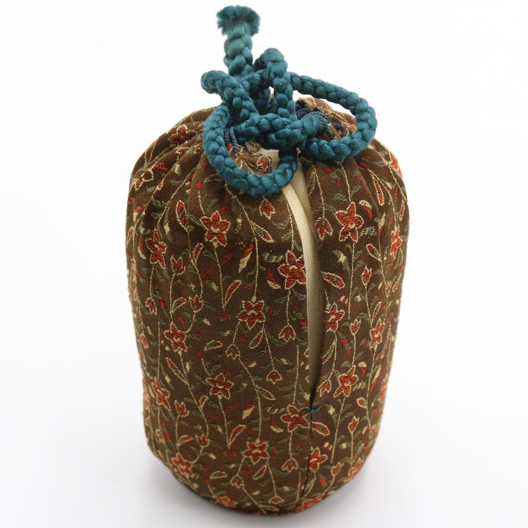 古瀬戸 肩衝茶入 堀内宗完(兼中斎)書付 茶道具　M317　NT2