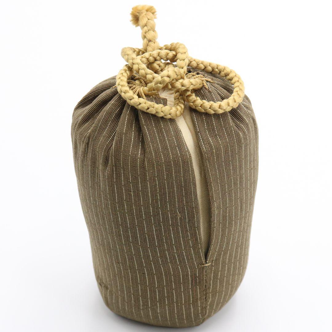 古瀬戸 肩衝茶入 堀内宗完(兼中斎)書付 茶道具　M317　NT2