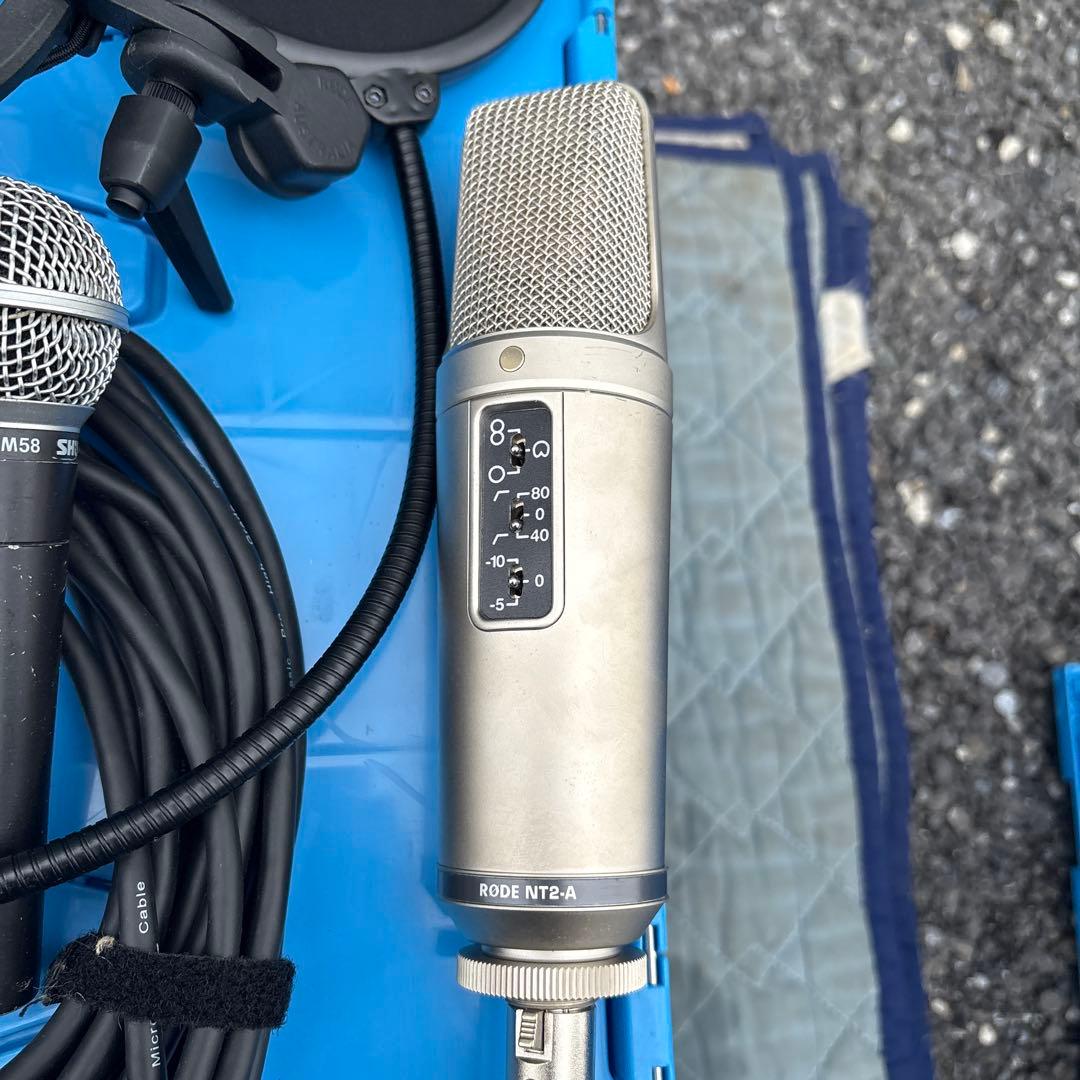 RODE NT2-A・SHURE SM58
