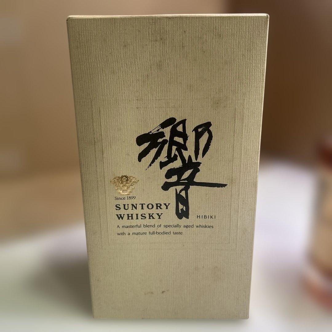 6588①【未開栓】響 旧 裏ゴールドラベル 金キャップ 43％ 700mL