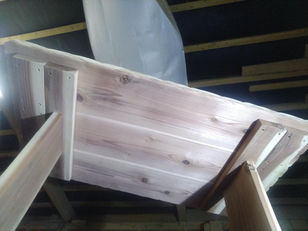 出来たてどうぞ木の良い香り！こだわり制作！国産天然木●ダイニングテーブル