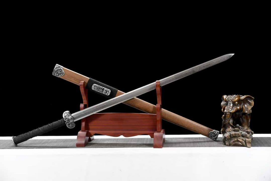 【ドロン漢剣】古兵器 刀装具 日本刀　模造刀 居合刀 武士道 鑑賞用 美術刀