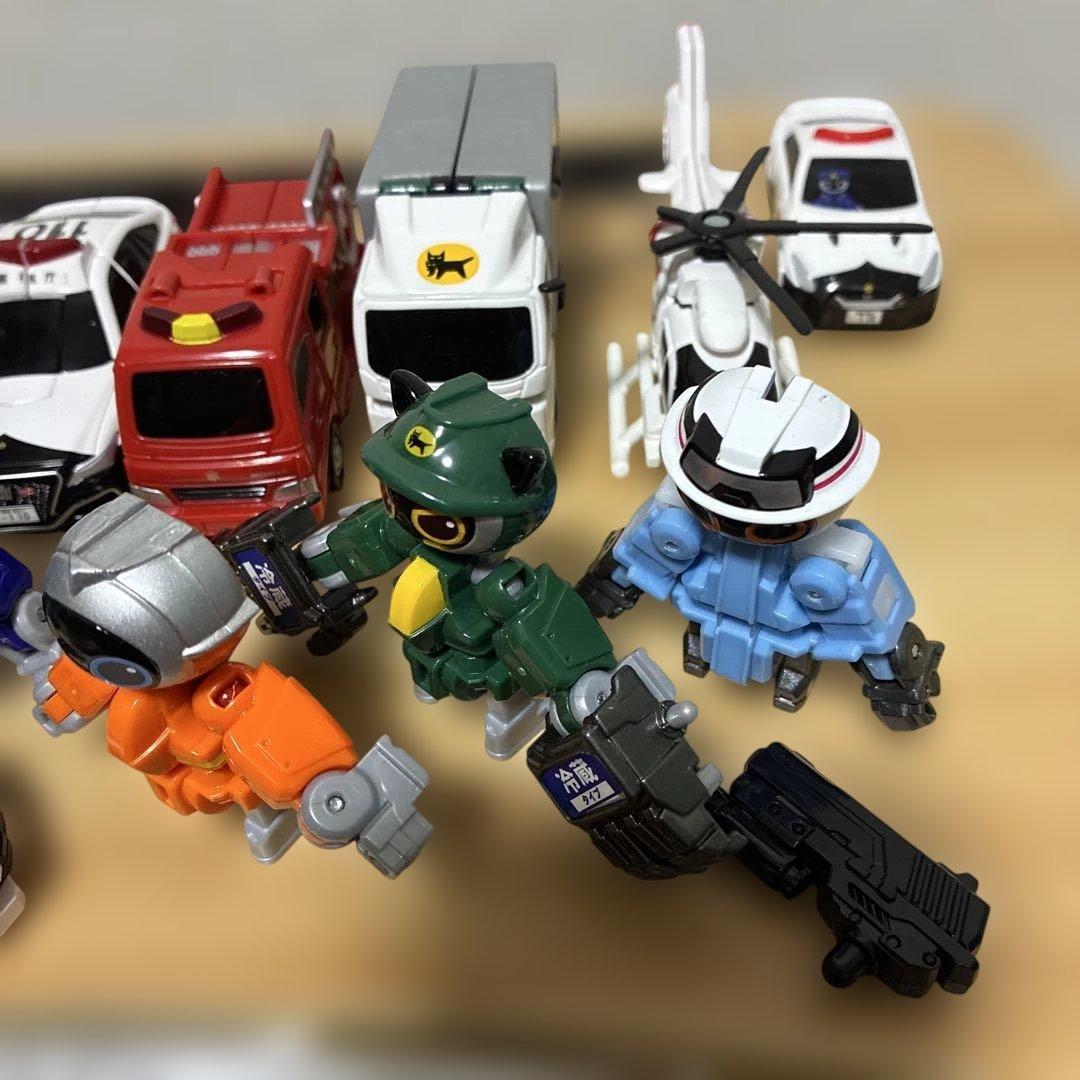 の*）様 トミカ　ジョブレイバー　7体セット　おまけ2体