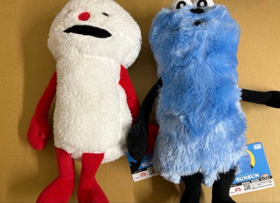 パペットスンスン　おすわりBigぬいぐるみ　スンスン＆ノンノン