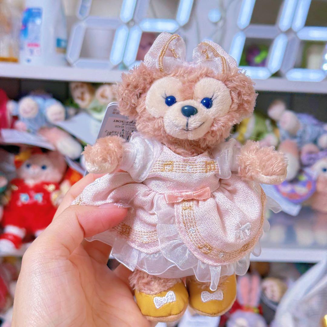 お顔厳選　上海ディズニー　ダッフィーとシェリーメイ　キーホルダー　セット