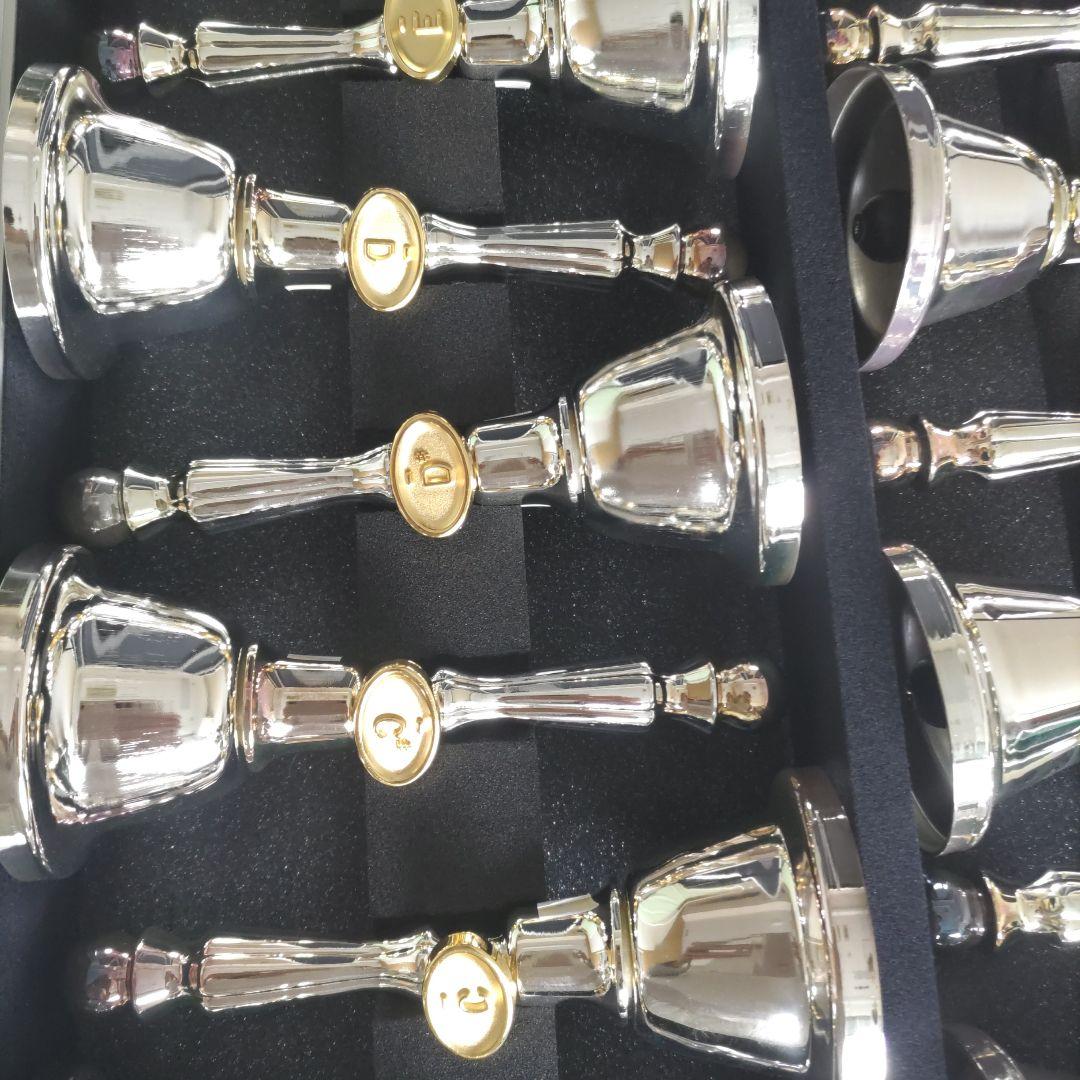 美品 全音ハンドベル 27個セット 専用ケース付き