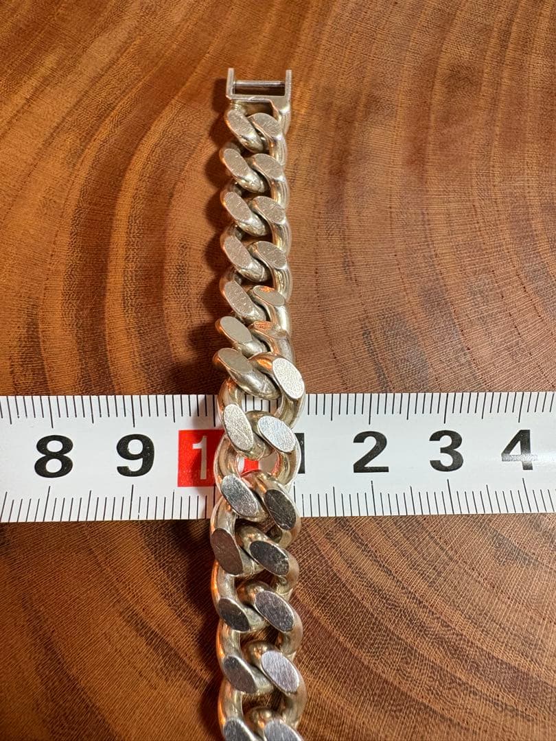 シルバー925 喜平　極太ブレスレット　バングル