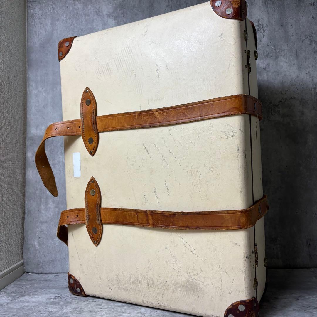 希少✨グローブトロッター トランクケース レザーキャリー ホワイト