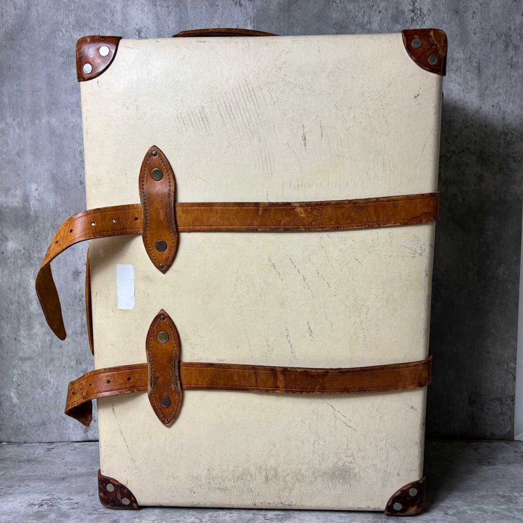 希少✨グローブトロッター トランクケース レザーキャリー ホワイト