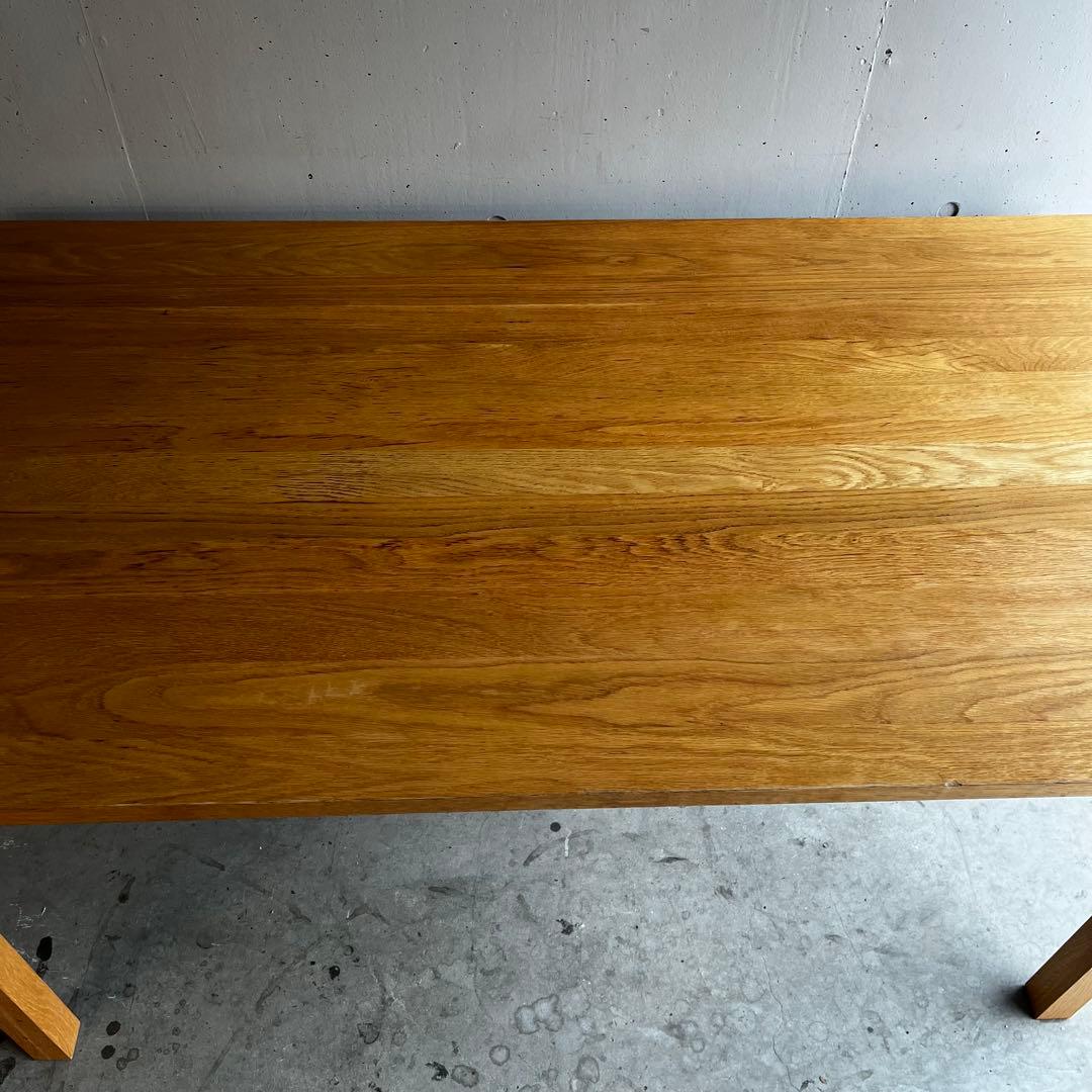 Sally★無印 無垢材ダイニングテーブル・オーク材・幅１４０ｃｍ