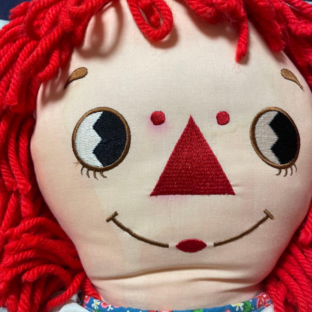 296♡ラガディ・アン＆アンディ　横目　刺繍　希少　アンティークドール　ペア