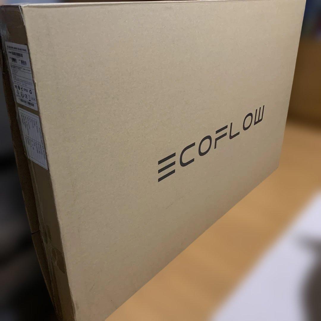 【美品】ECOFLOW 折り畳みソーラーパネル 400W 箱付き