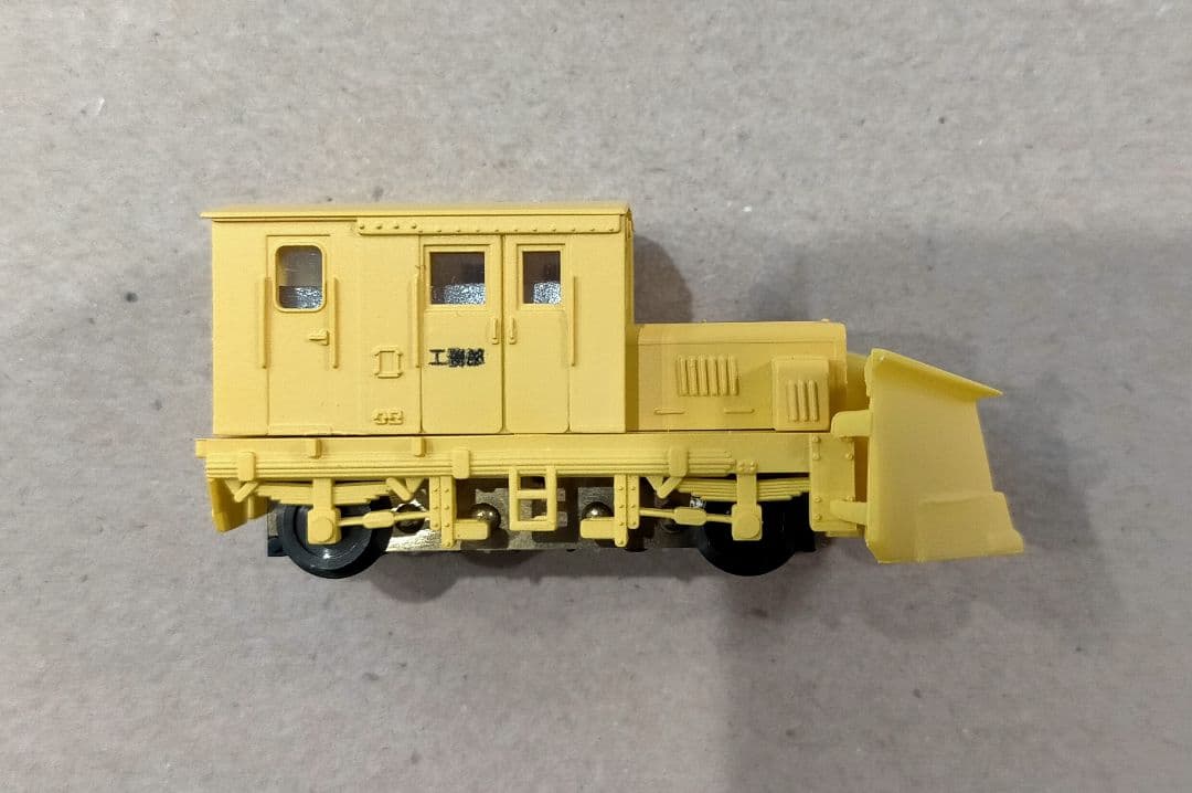 Nゲージ 津川洋行 排雪モーターカーTMC100BS 3窓 ラッセルヘッド付き