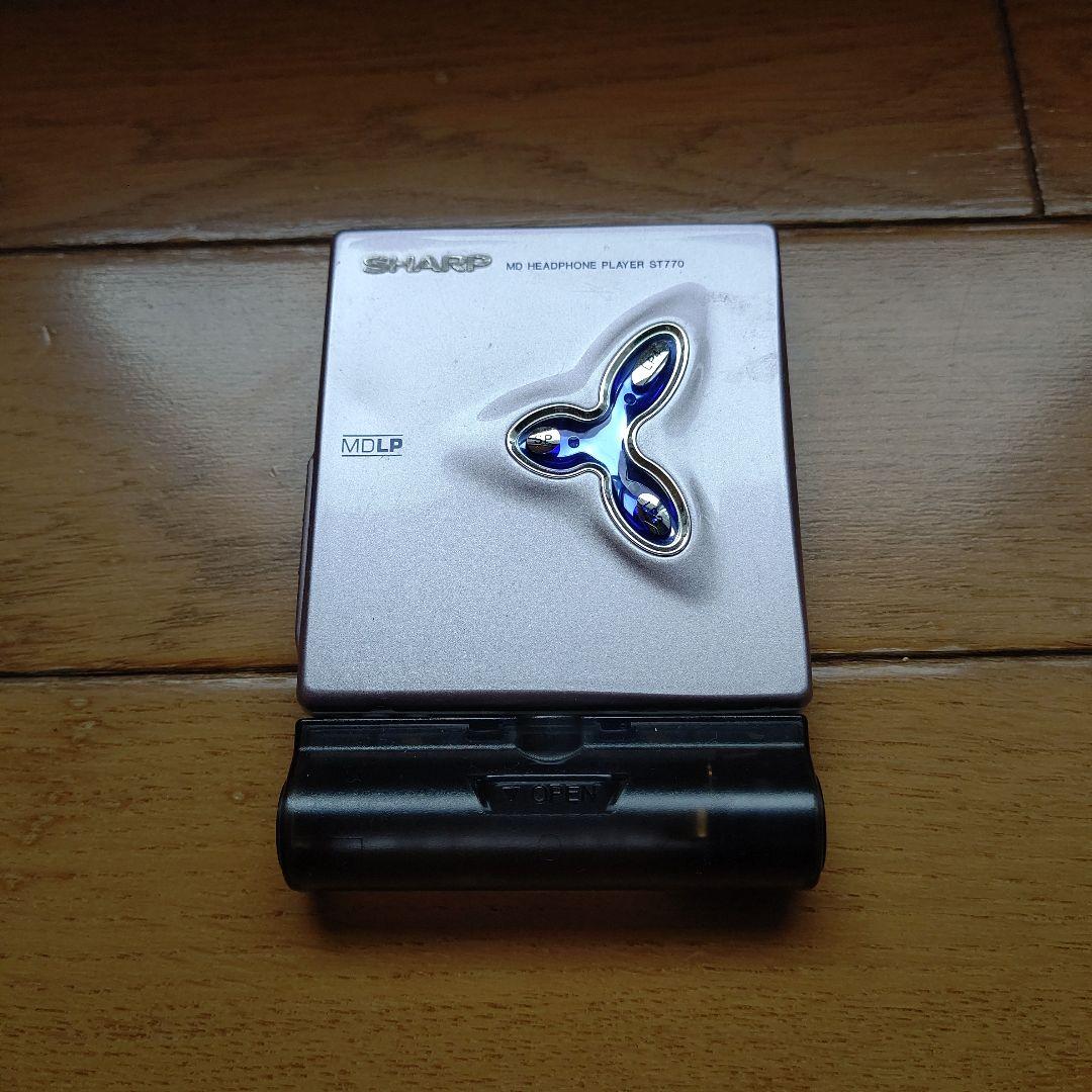 SHARP MDヘッドホンプレーヤー MD-ST770-P