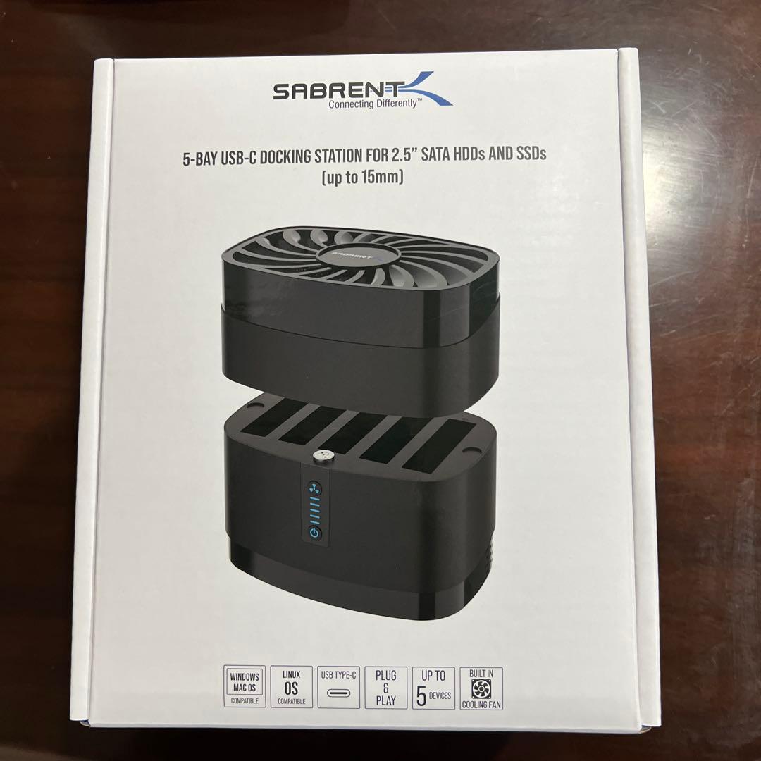 SABRENT 5-BAY USB-Cドッキングステーション DS-5R15