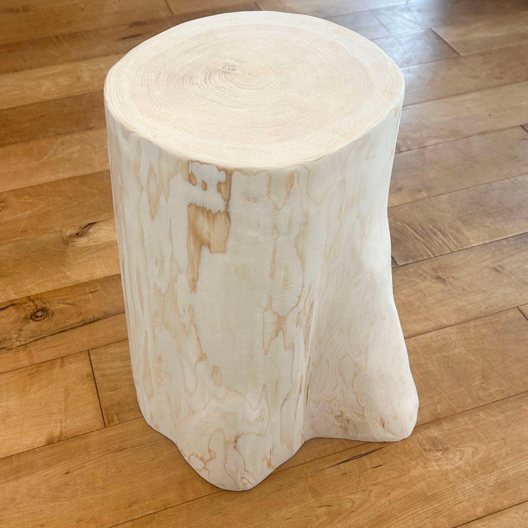檜　丸太　椅子　切り株　スツール　No.1234