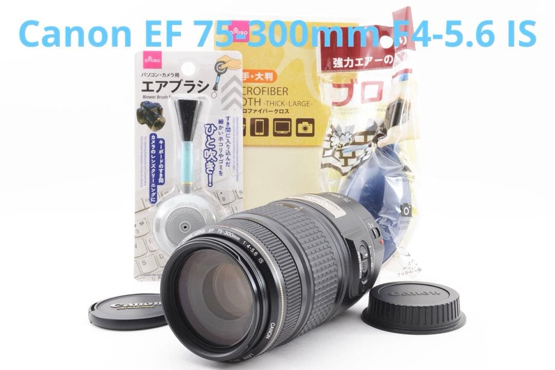 デジタル一眼レフカメラ Canon EF 75-300mm F4-5.6 IS