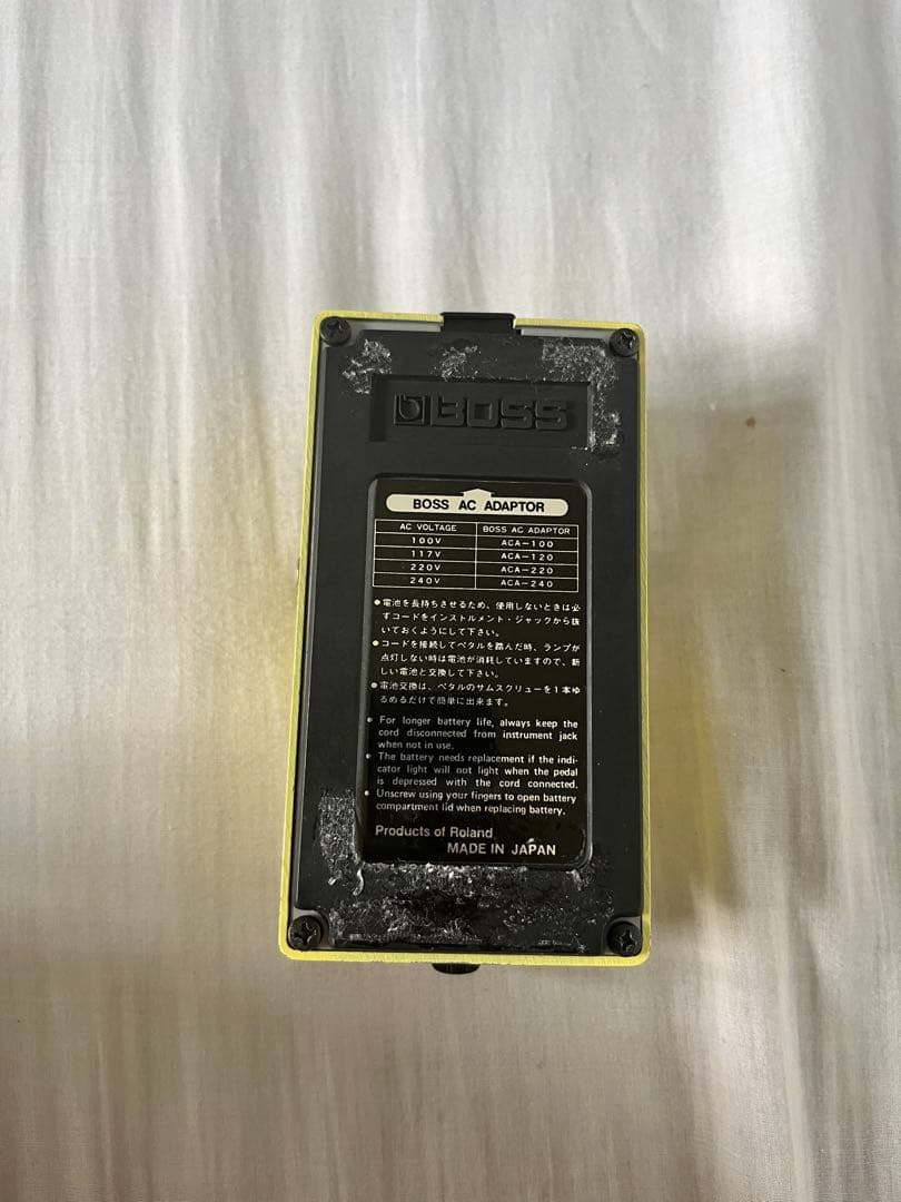 BOSS SD-1 日本製　JRC4558DD