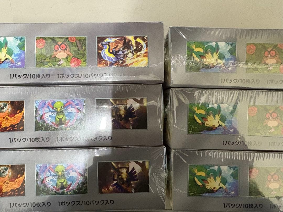 ポケモンカードゲーム テラスタルフェスex 新品未開封シュリンク付き6BOX