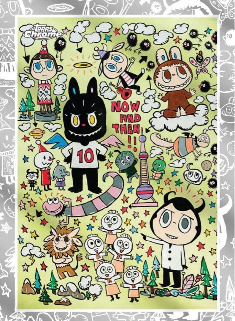 その他 2025 Topps Chrome Labubu 2box