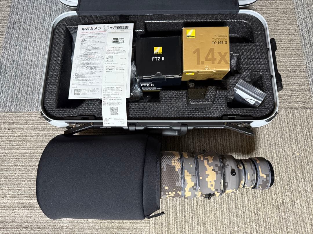 AF-S NIKKOR 600mm f/4E FL ED VR美品